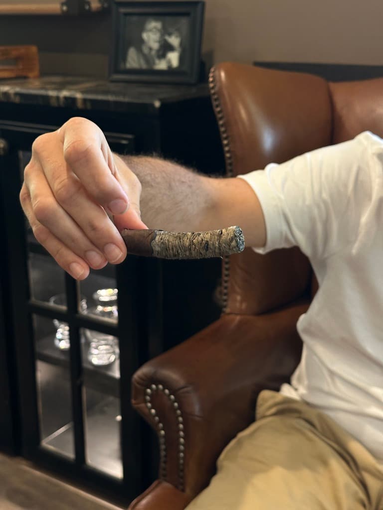 A Mayfin cigar enjoyed in a lounge chair